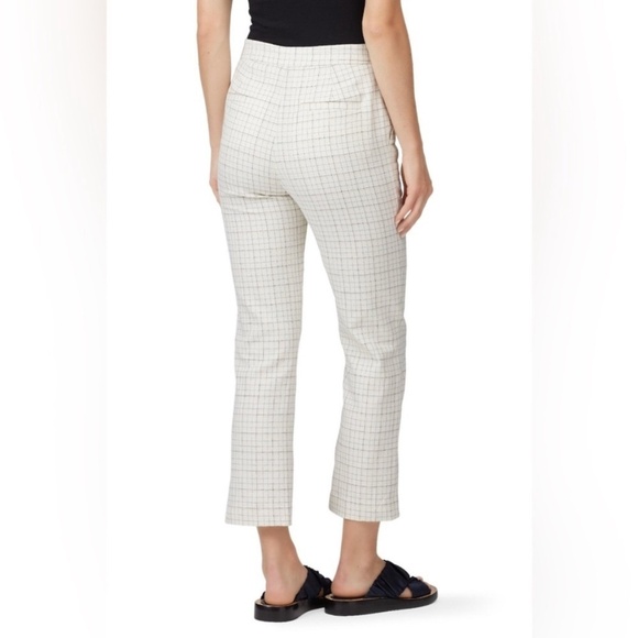 Joie Dicra High Rise Checked Cropped Pants - Picture 3 of 8